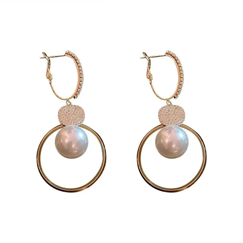 Boho Pearl Drop Earrings