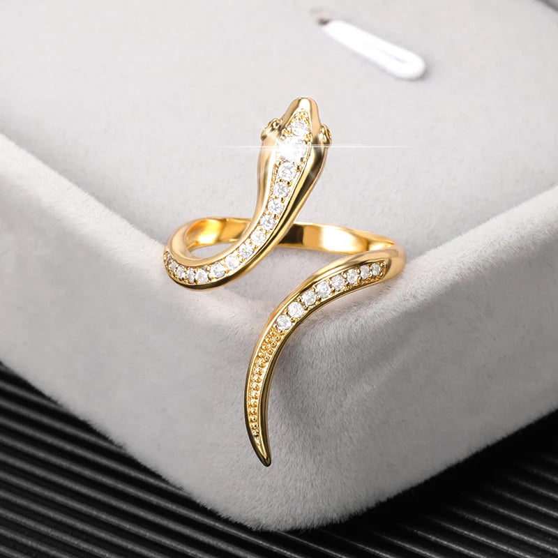 Golden Viper Ring