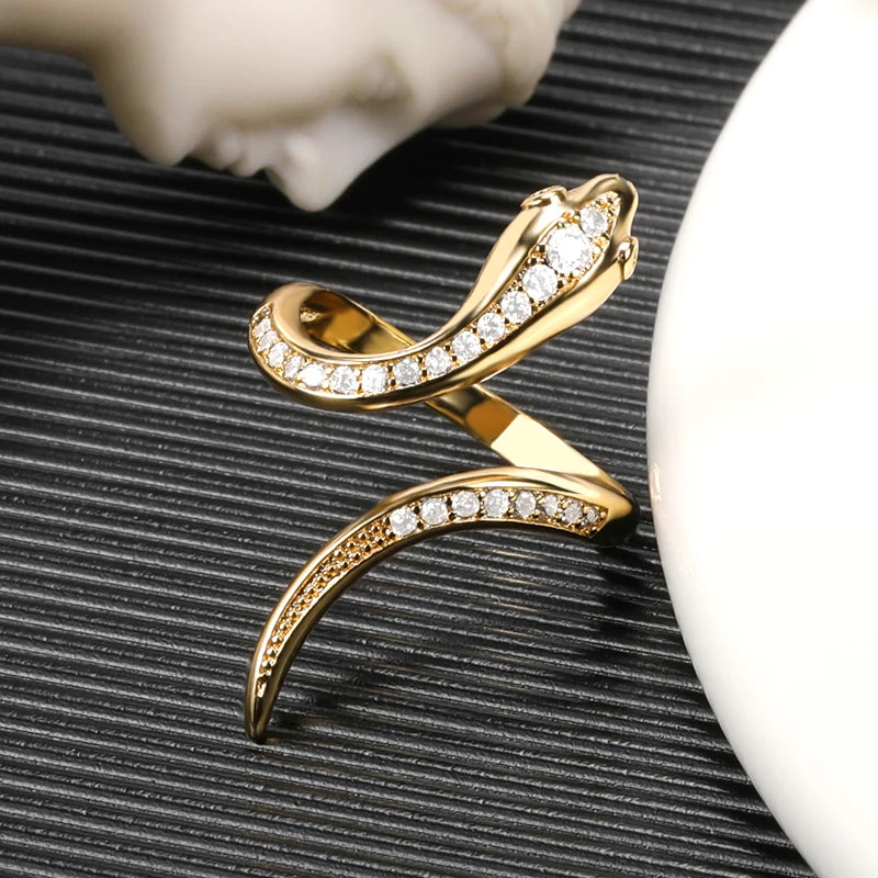 Golden Viper Ring