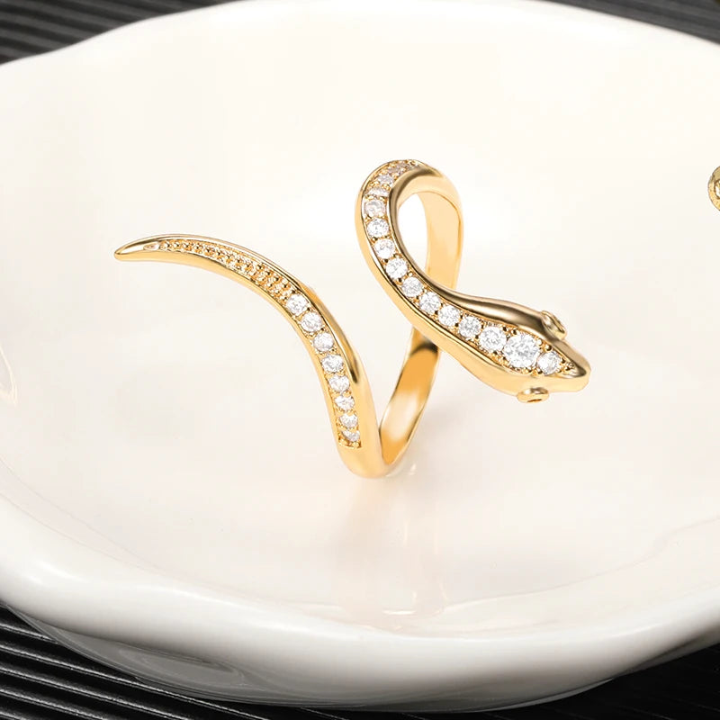 Golden Viper Ring