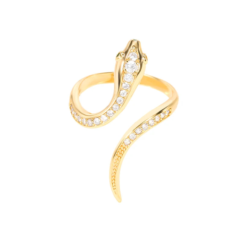 Golden Viper Ring